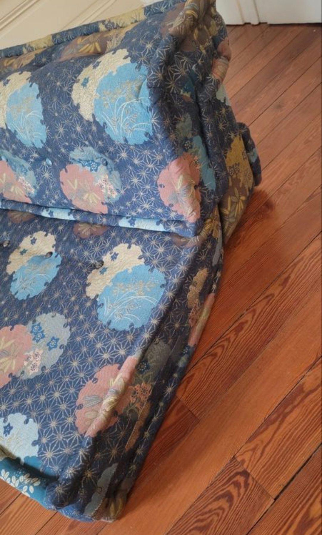 Pair of Mah-Jong Kenzo Armchairs in Multicolored Fabric Details