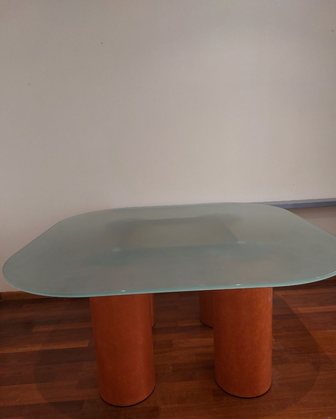 Serenissima Square Table by Vignelli (1980s) Front