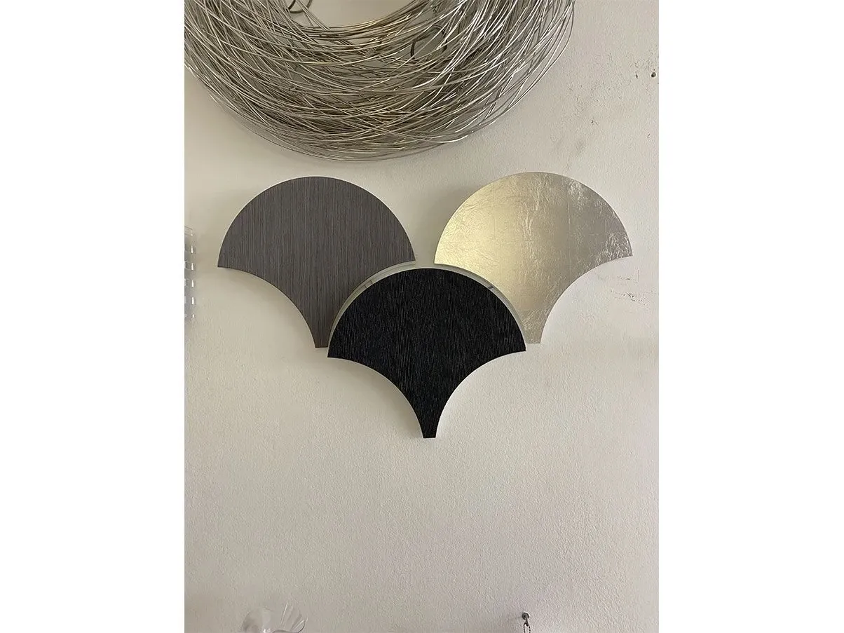 Lampada da parete Palm A40 in metallo (nero), Masiero 1