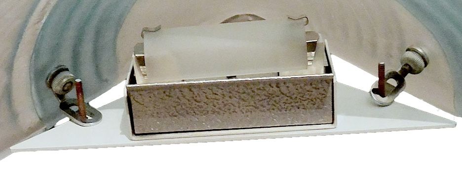 Set of 3 Murano Glass Wall Sconces Details