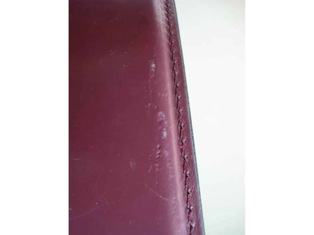 Set of 6 Bittersüß chairs in leather (bordeaux), Matteograssi 4