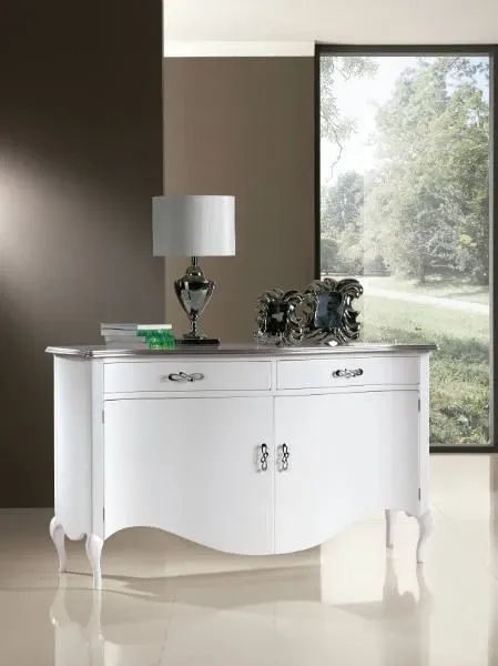 White rounded sideboard, Betamobile 1