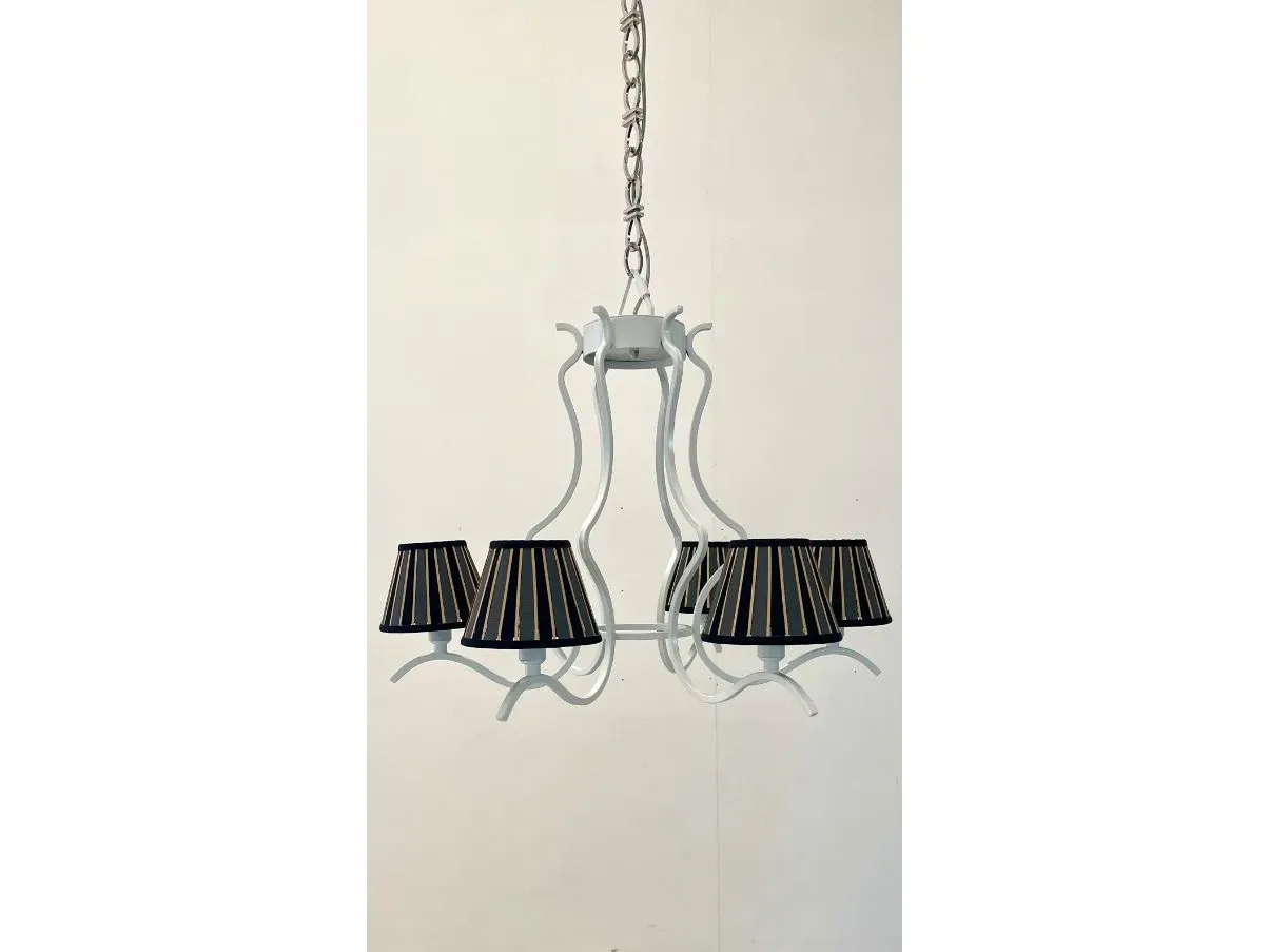 Lampadario a 6 luci nero, Patrizia Garganti 2