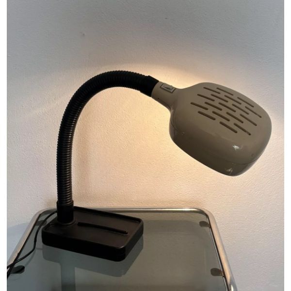 Beige and black study table lamp (80s), image