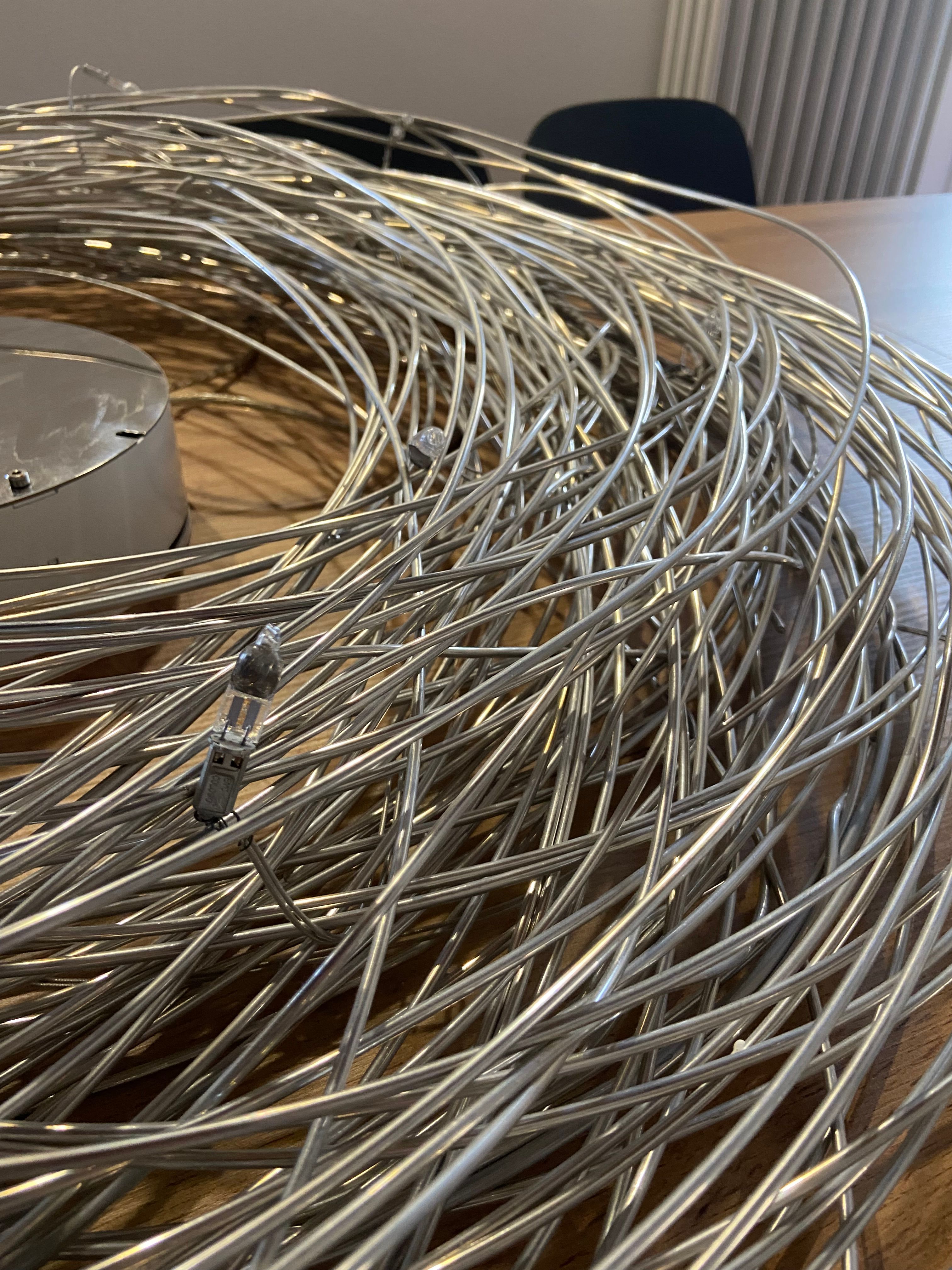 Hängelampe Confusione Pl100 aus Aluminium von Luigi Ranica Side