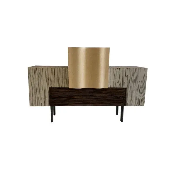 FS014 Art Deco style sideboard in zebra wood, Carpanese Home image