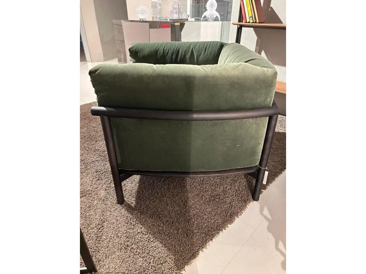 Poltrona in tessuto Taiki verde, Lema 2