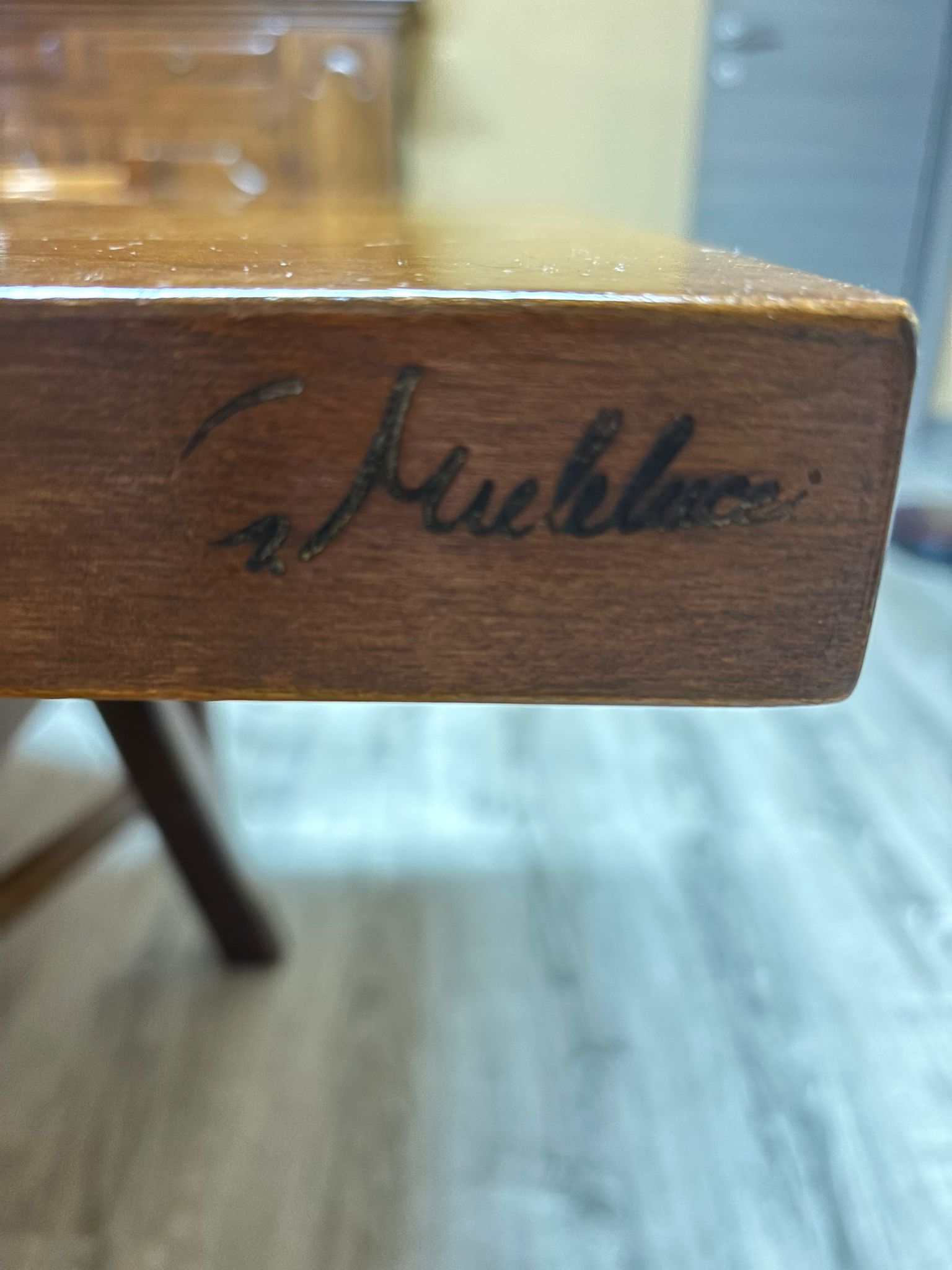 Torbecchia Dining Table by Giovanni Michelucci (1960s) Details