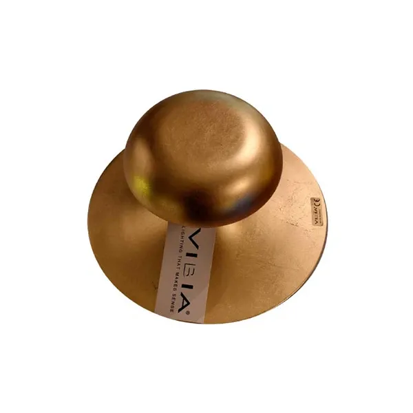 Lampada a parete o soffitto Funnel in foglia oro, Vibia 3