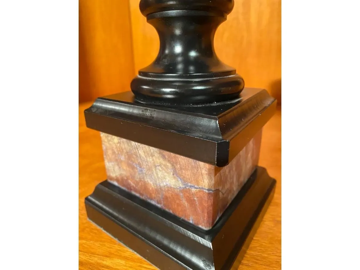 Candestick in marble and bronze, John Richard 5