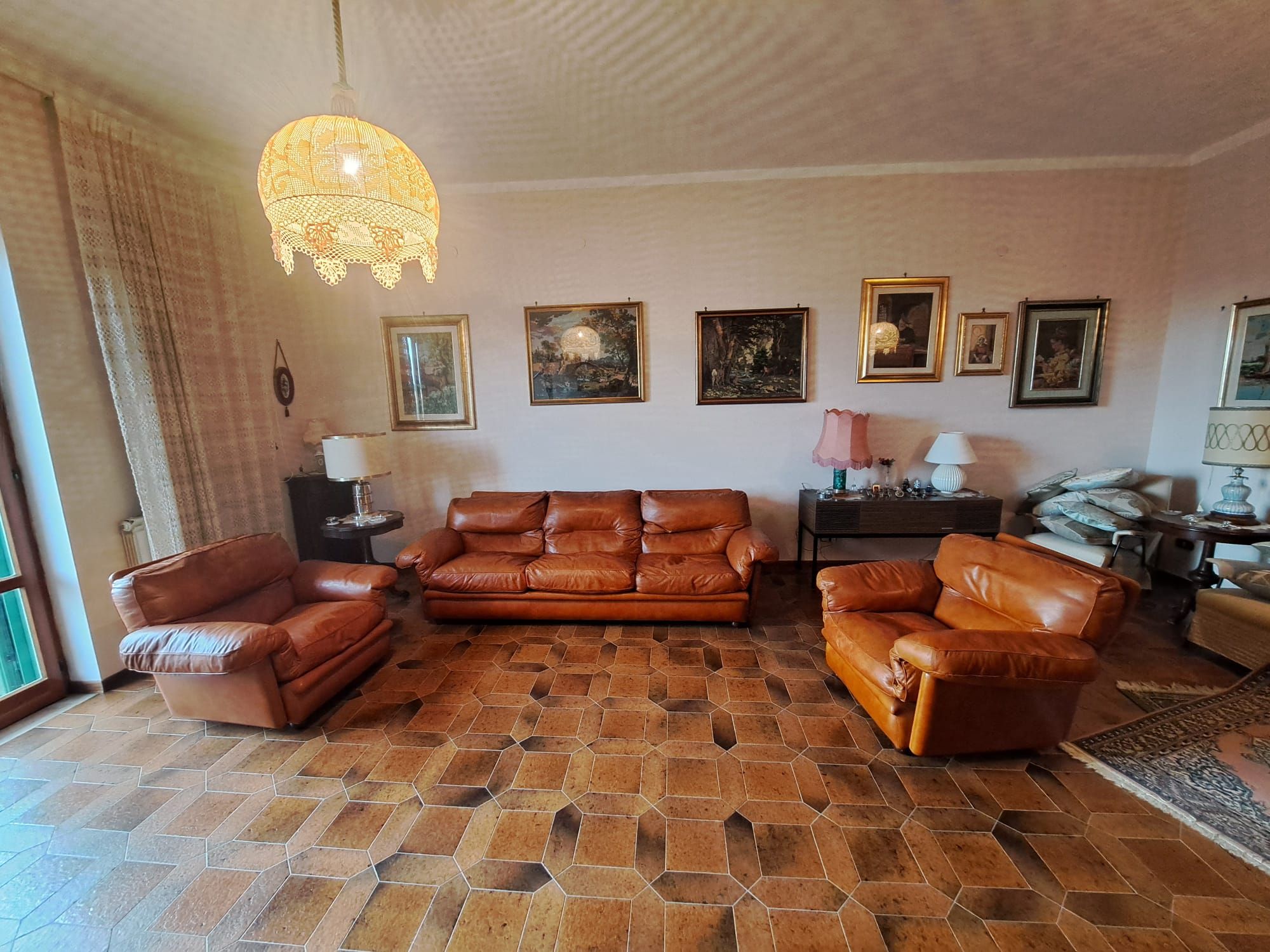 Set divano 3 posti e 2 poltrone Poppy vintage di Tito Agnoli Main