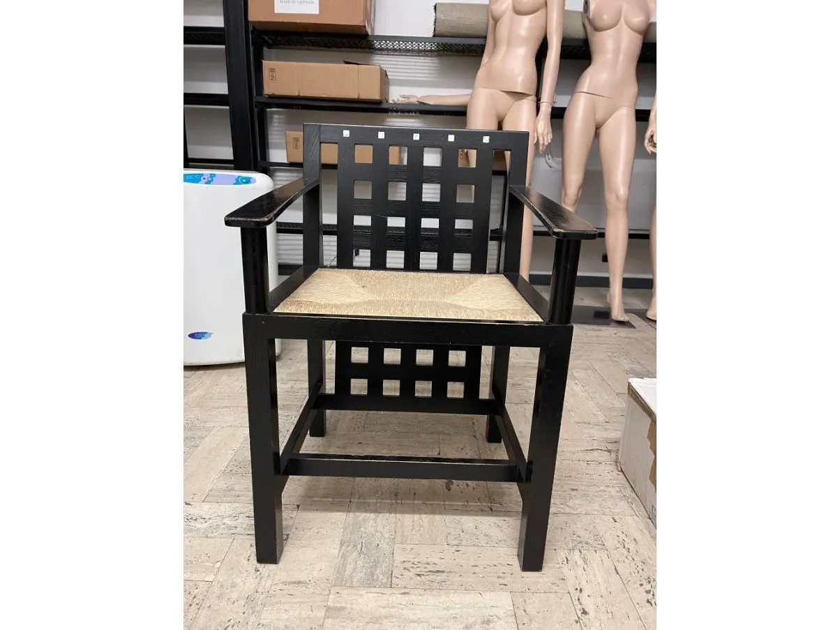 Set of 2 DS4 armchairs by Charles Rennie Mackintosh, Cassina 2