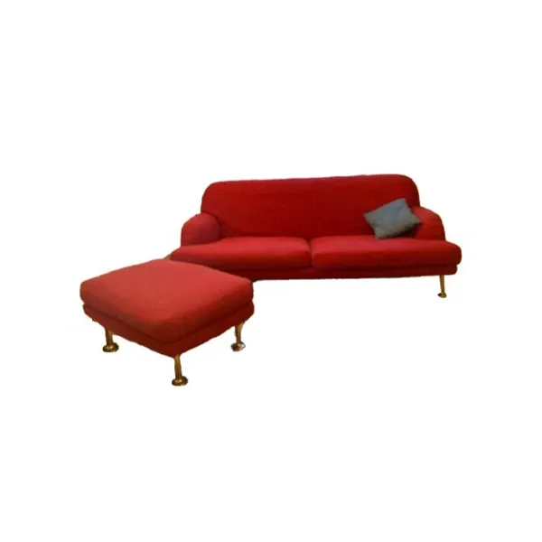 Set divano 3 posti e pouf Jaipur di Jasper Morrison, Cappellini 