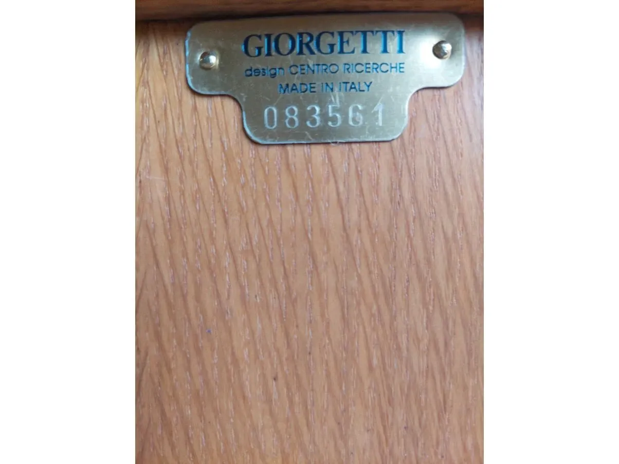 Vintage Proto table in oak wood (60s), Giorgetti 1
