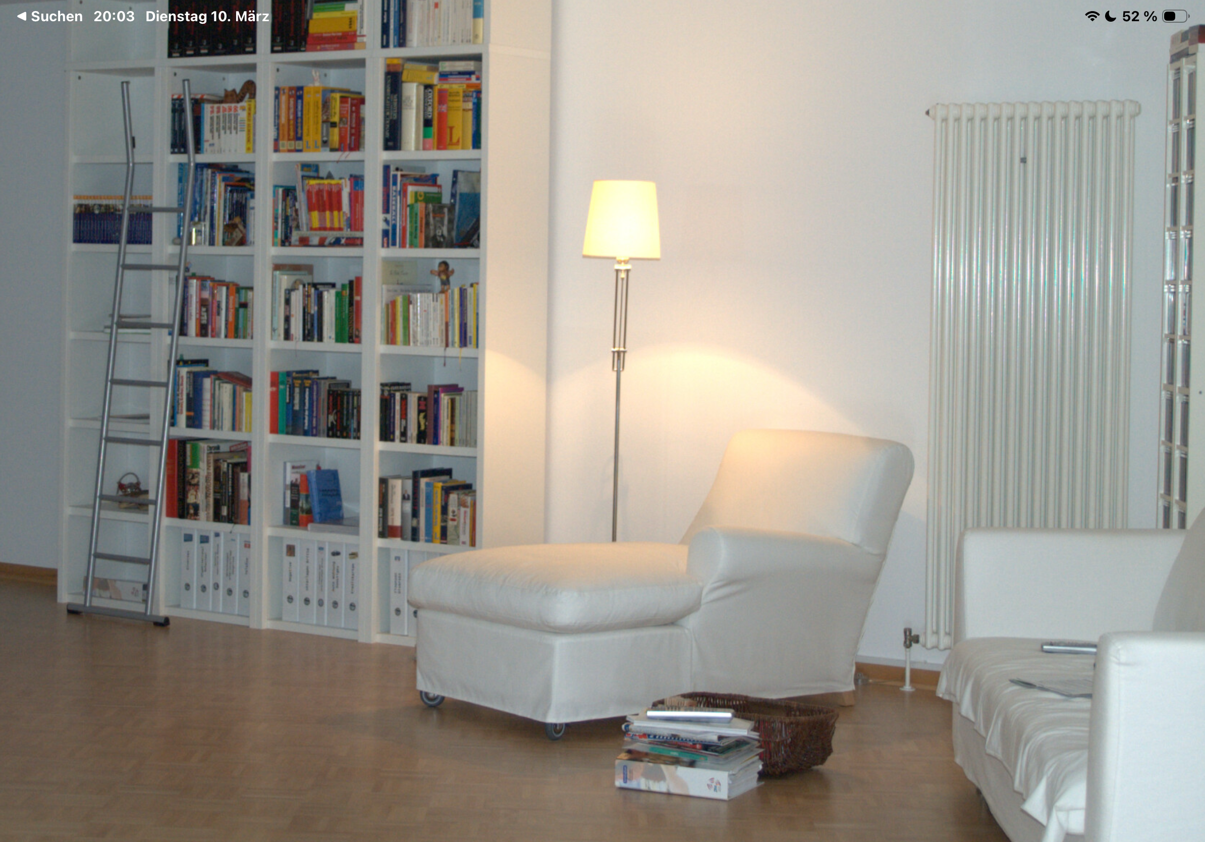 Chaise longue Nonnamaria colore bianco  Side