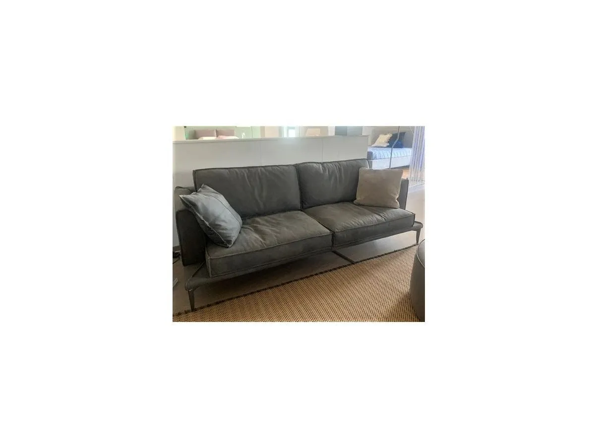 Divano Sherwood 3 posti in pelle, Flexstyle 1