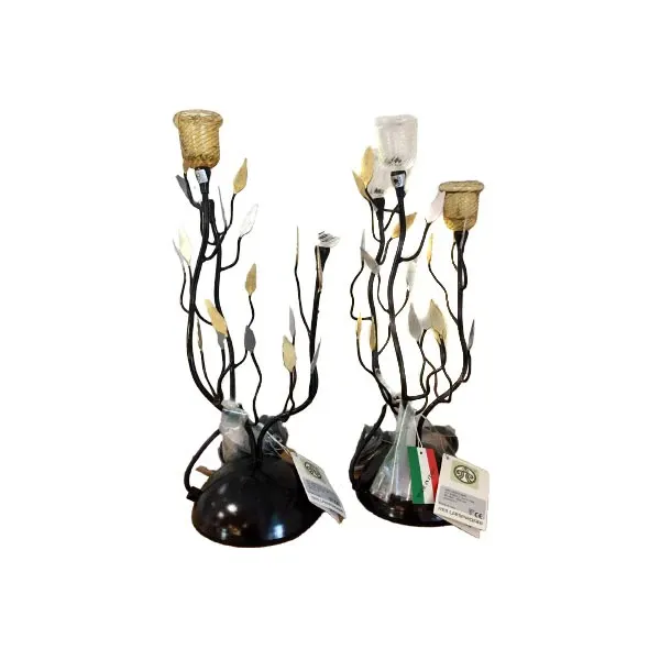 Set 2 lampade da tavolo Lumet 3L in ferro 3