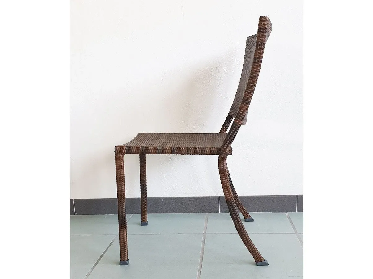 Set 4 Soft Viro outdoor rattan chairs 