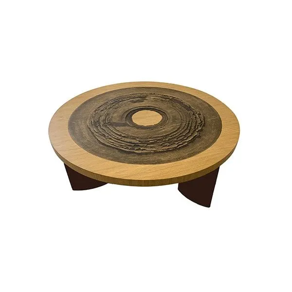 FS007 round coffee table with digital printing, Carpanese Home image