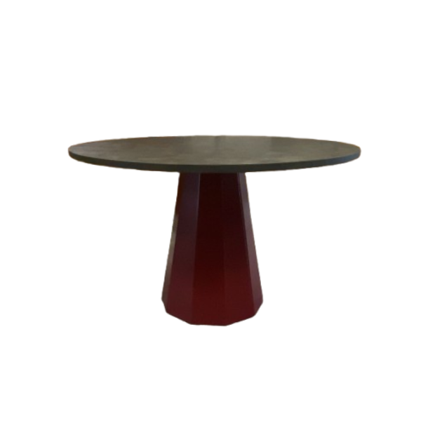 Dix burgundy round table, Connubia image