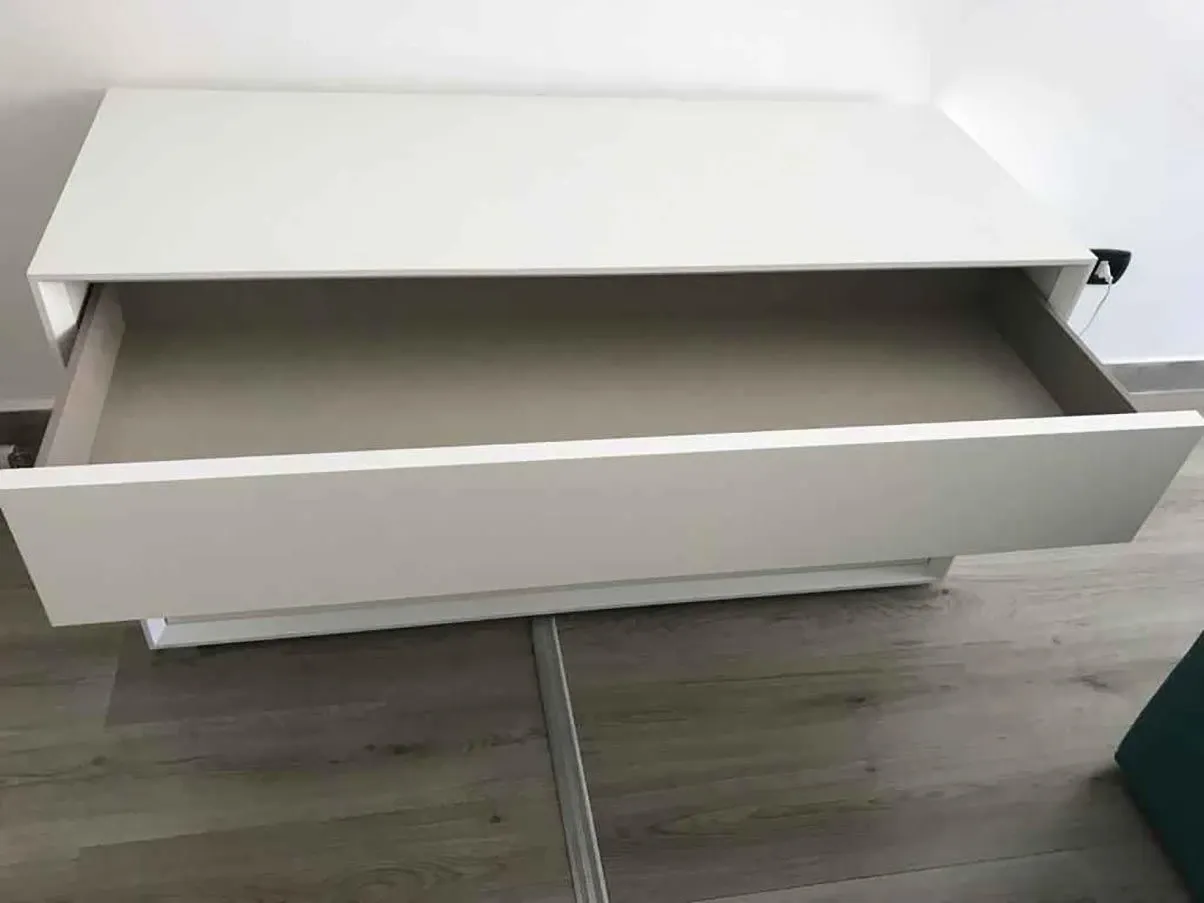 Set comò e 2 comodini Madrid in legno (bianco), Giessegi 3