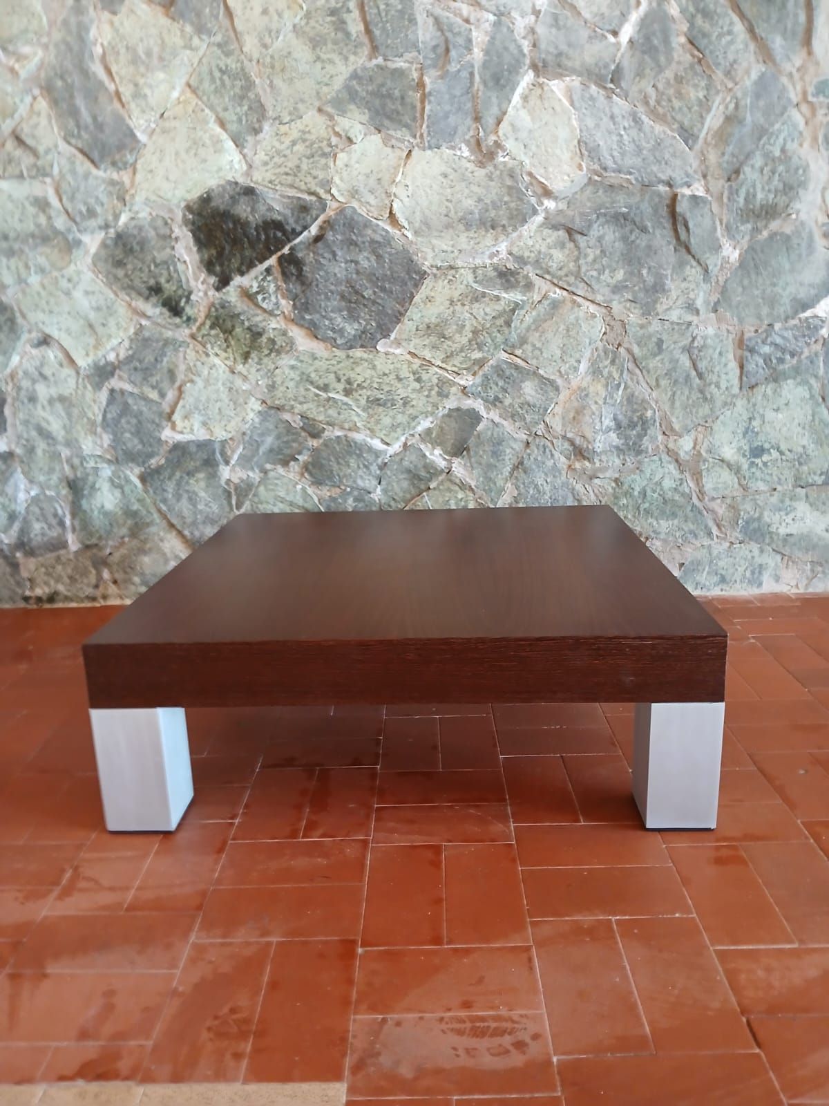 Classic Square Coffee Table by Afra and Tobia Scarpa Front