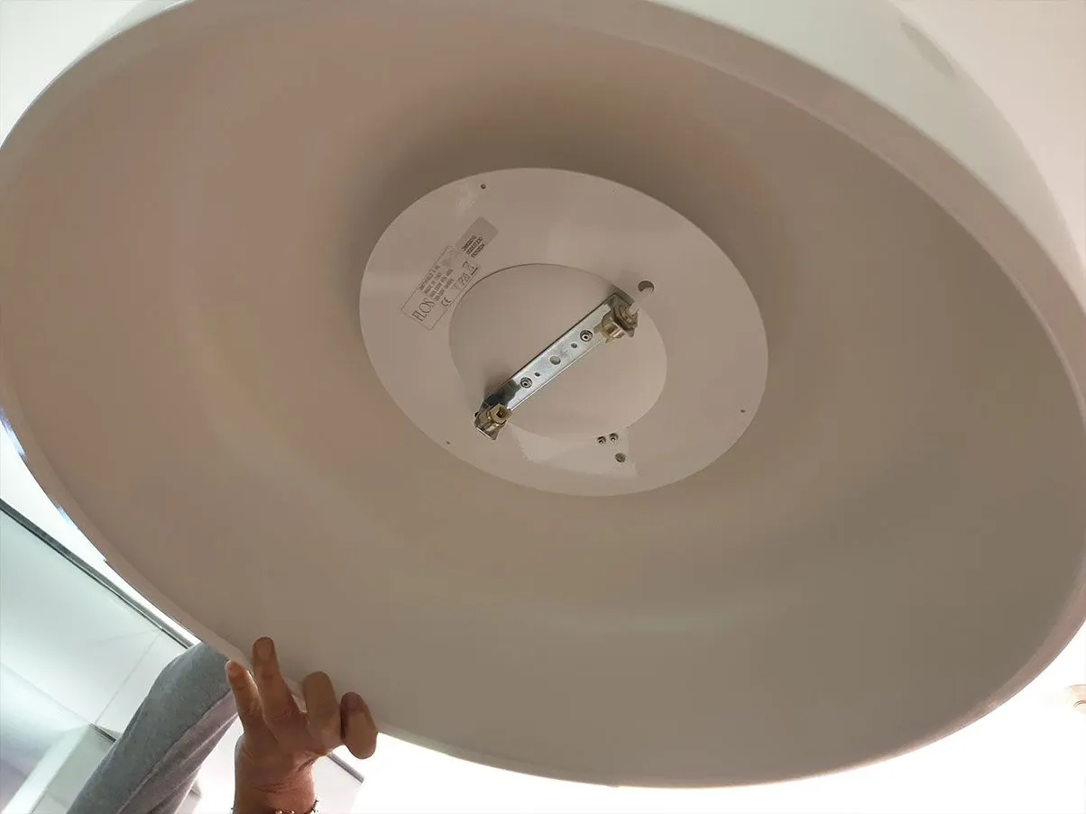 Lampada a sospensione Smithfield S alluminio (bianco), Flos 5