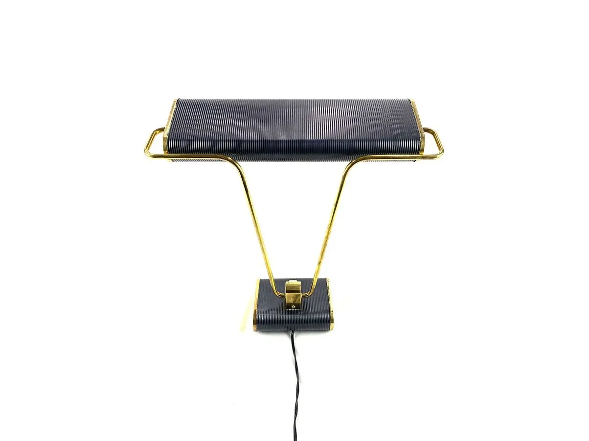 N71 Brass Table Lamp by Eileen Gray (1930s) 7