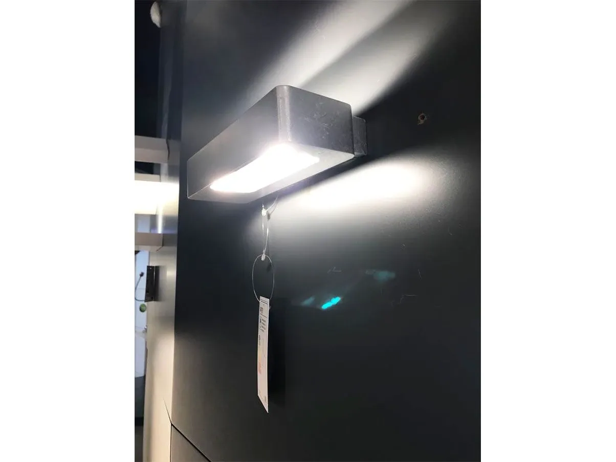 Lampada da parete Lingotto foglia argento (LED), Icone Luce 4