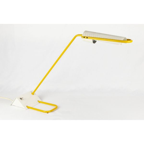 Lampada da scrivania in tubolare giallo (anni '70), Candle image