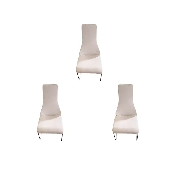 Set of 3 chairs Lazy '05 Patricia Urquiola (white), B&B Italia image