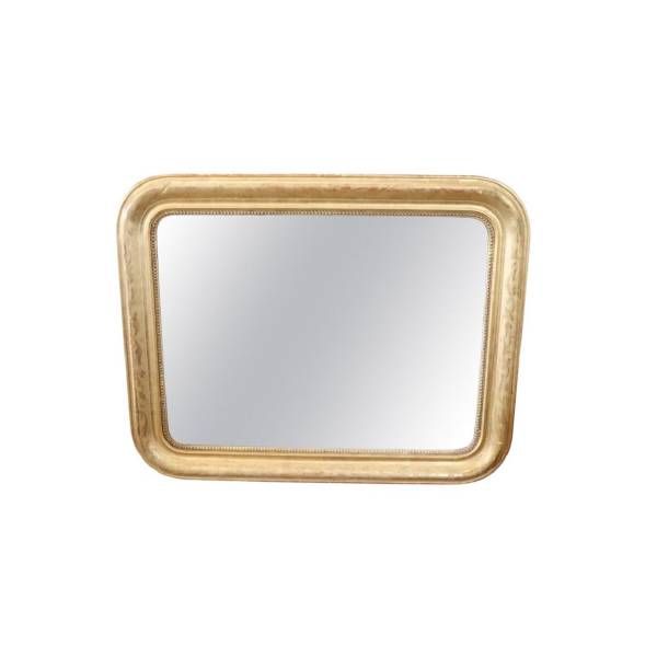Vintage wall mirror in gilded wood ('800), image