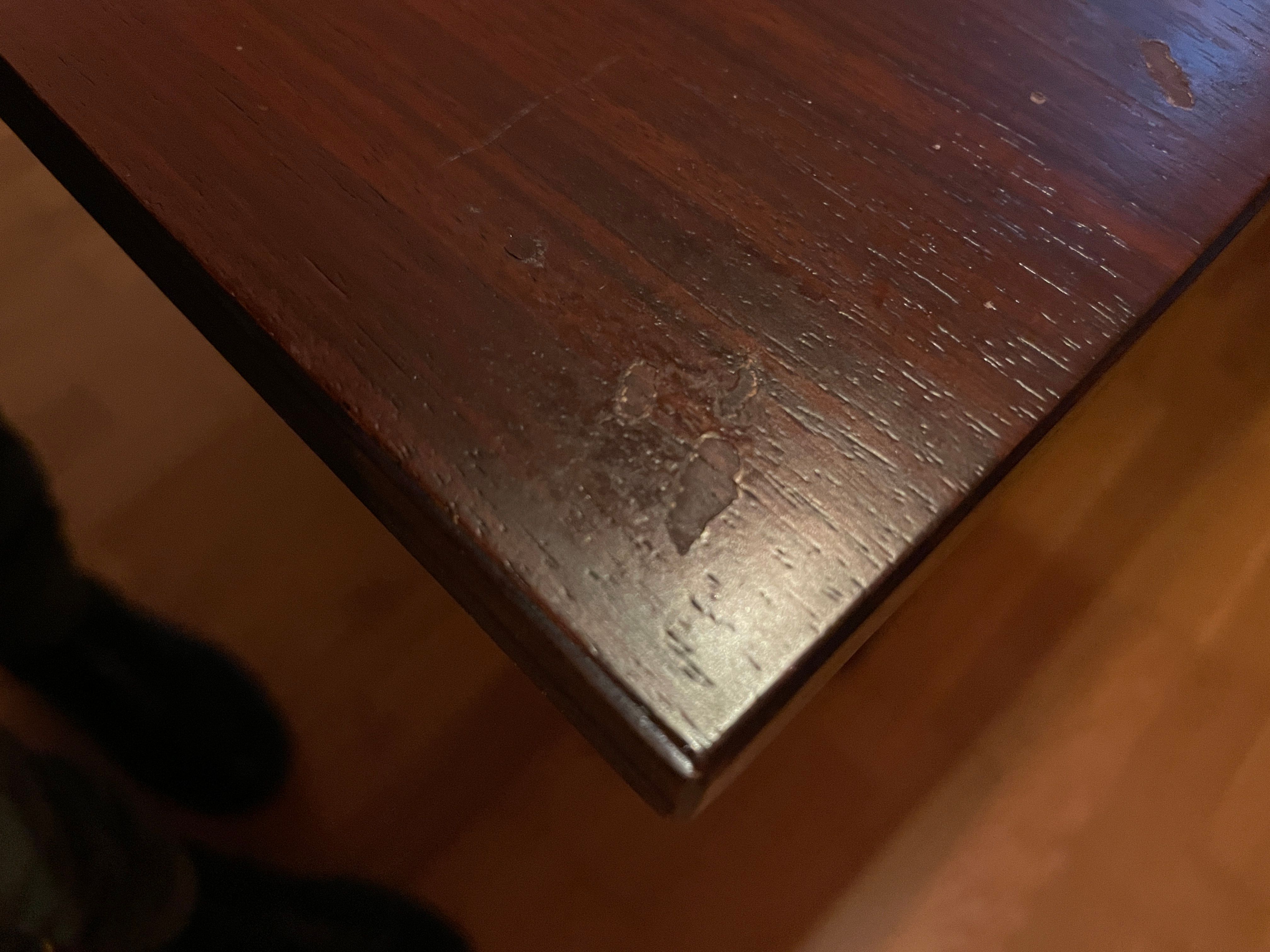 Tavolo allungabile vintage in legno  Defects