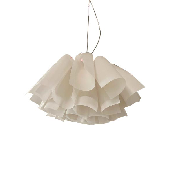 Lampadario Tutu in carta giapponese (bianco), Panzeri