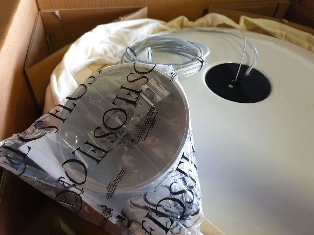 Lampada a sospensione Smithfield S alluminio (bianco), Flos 1