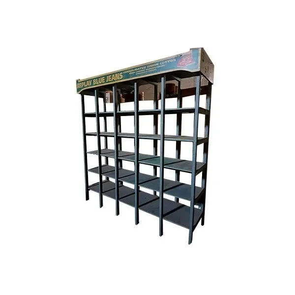 Vintage Replay Wooden Shelving Unit (1970s), image