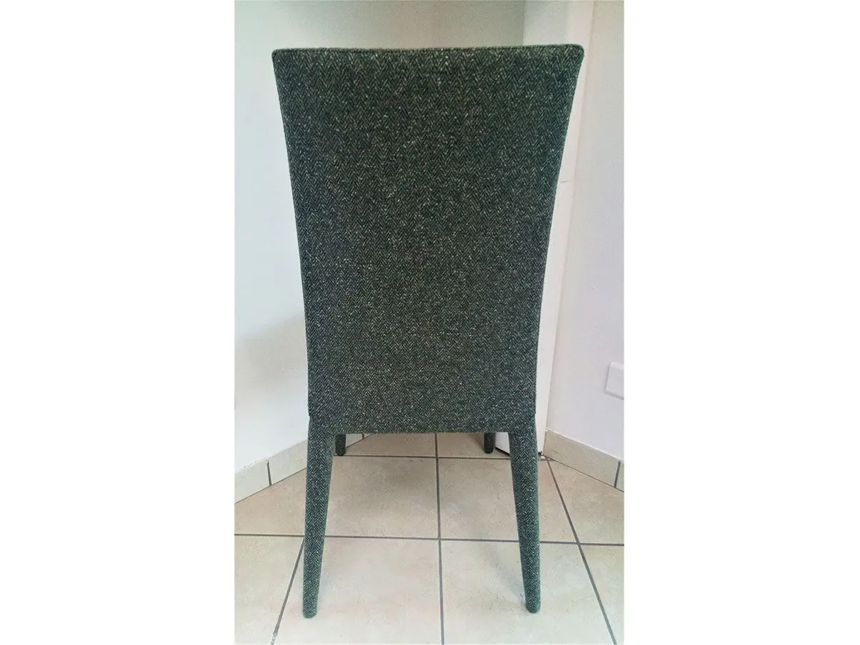 Set 2 sedie Anaïs in legno e tessuto (verde), Calligaris 4