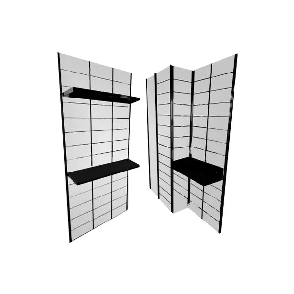 Set of 2 hall mirrors with wardrobe and shelves 4