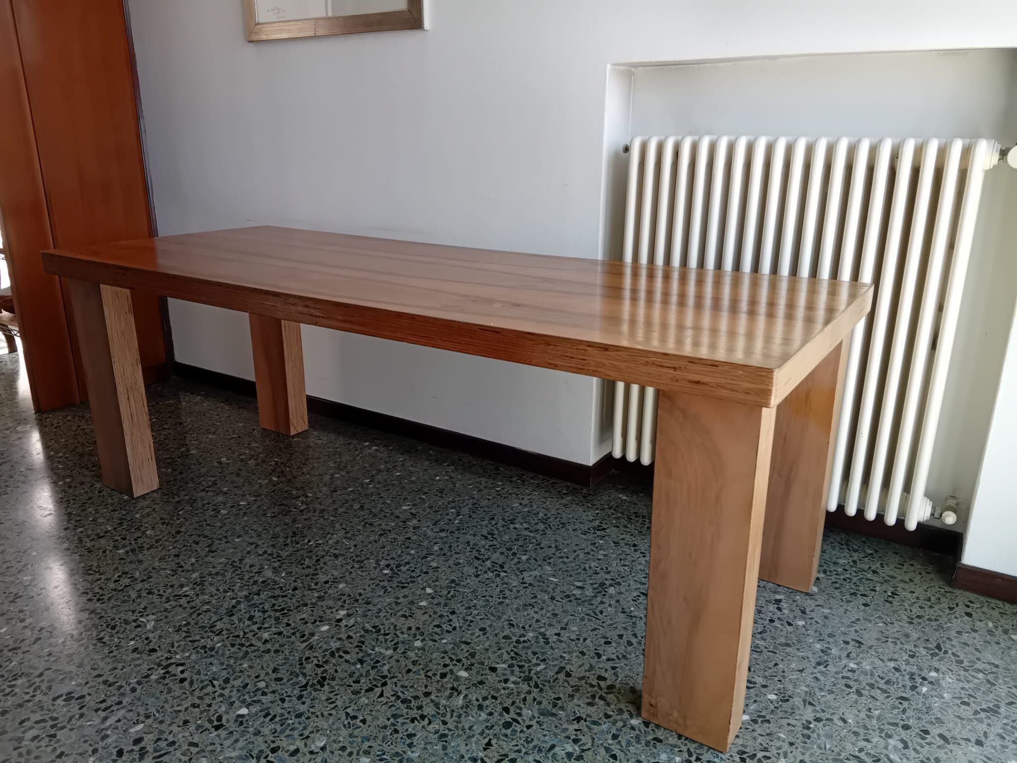 Tavolo rettangolare di Carlo Scarpa (anni '70) Side