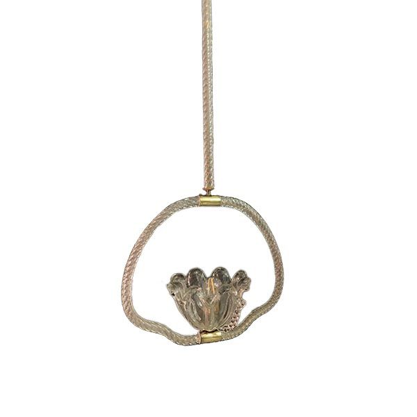 Vintage Murano glass pendant lamp (1940s), image