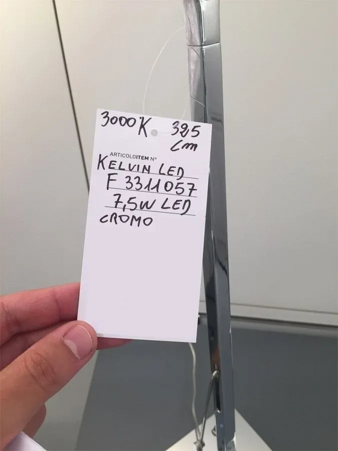 Kelvin LED Lampe Chrom 