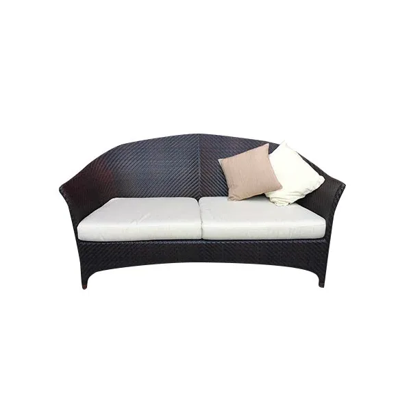 Marrakesh 2 seater outdoor sofa with cushions, Dedon image