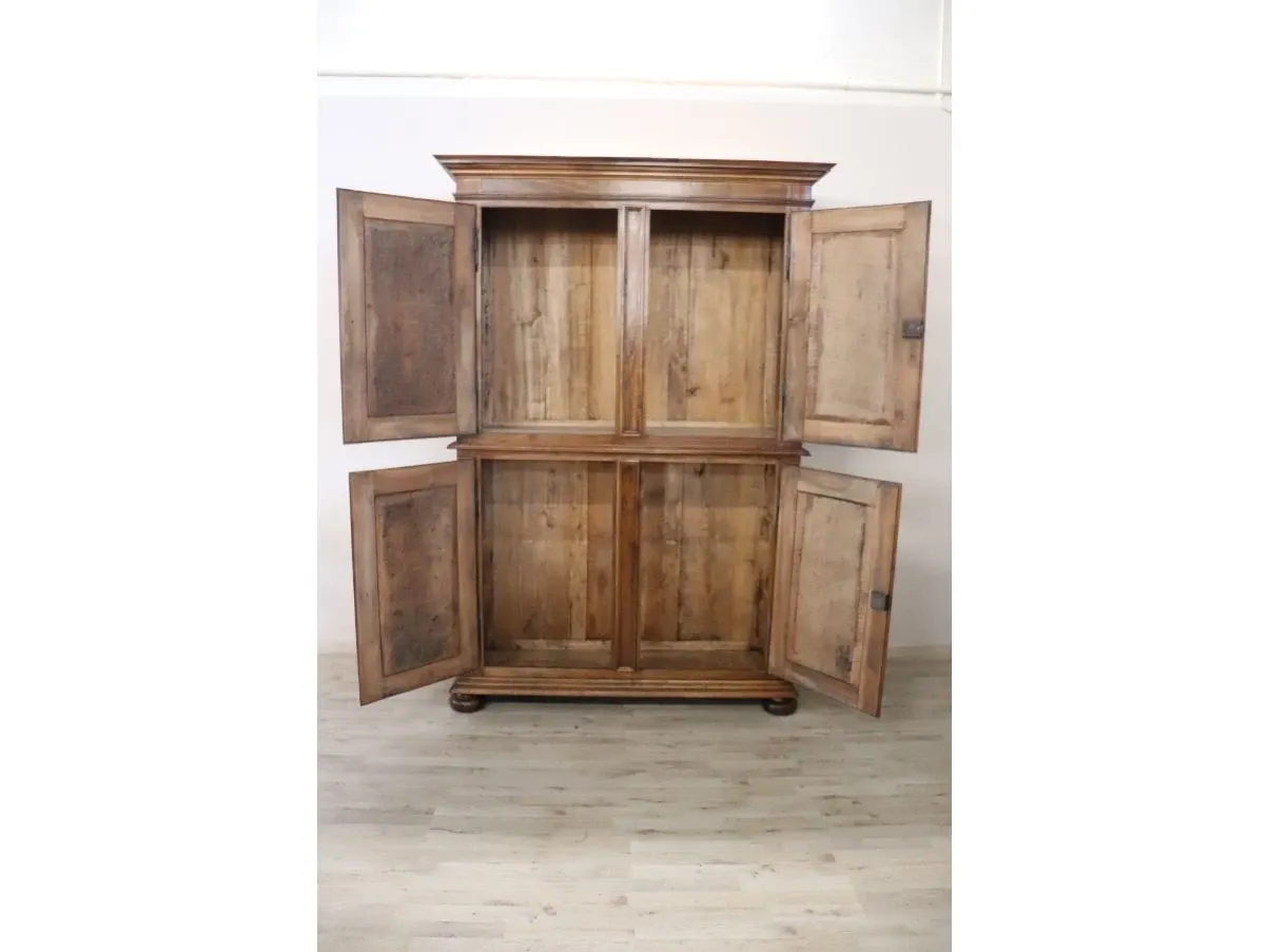 Vintage furniture in carved walnut wood ('800), 3