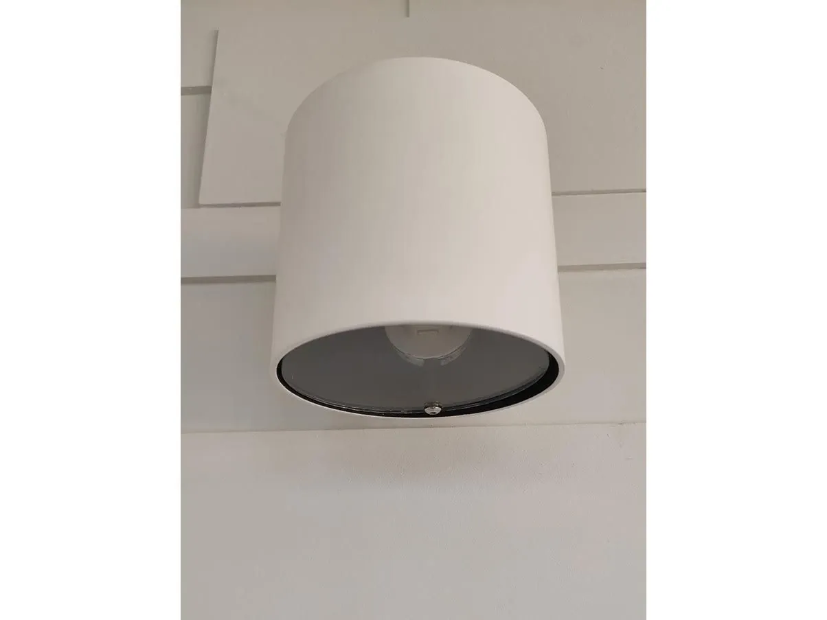 Lampada da parete faretto Cilindro Dual (bianco), Linea Light 1