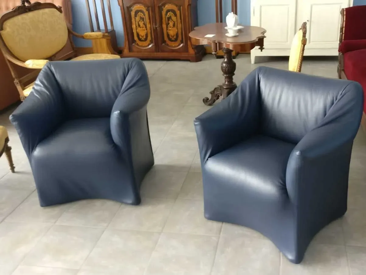 Set 2 684 armchairs, Cassina 4