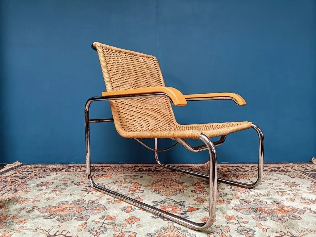 Vintage S35 armchair by Marcel Breuer (1970s), Thonet 5