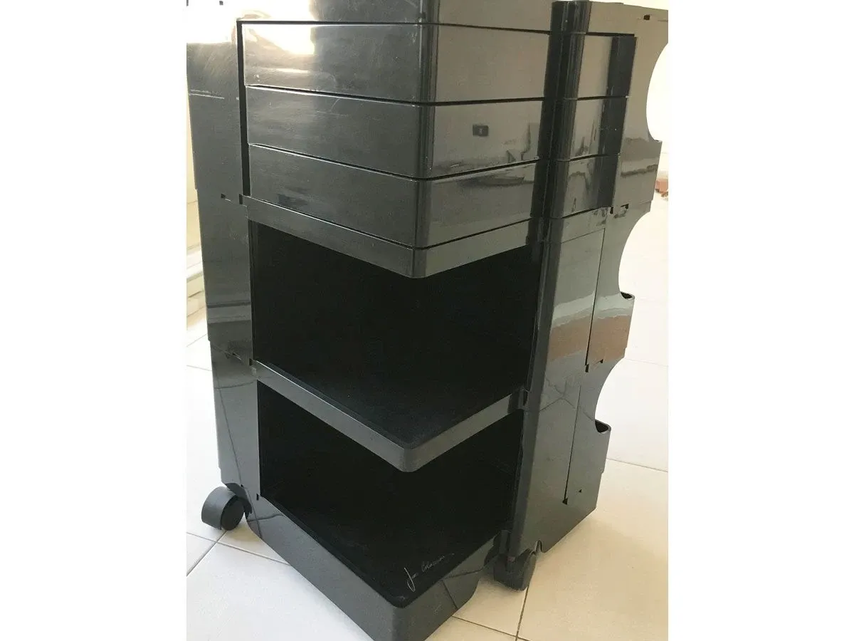 Rollcontainer mit Fächern Boby aus Kunststoff (schwarz) 4