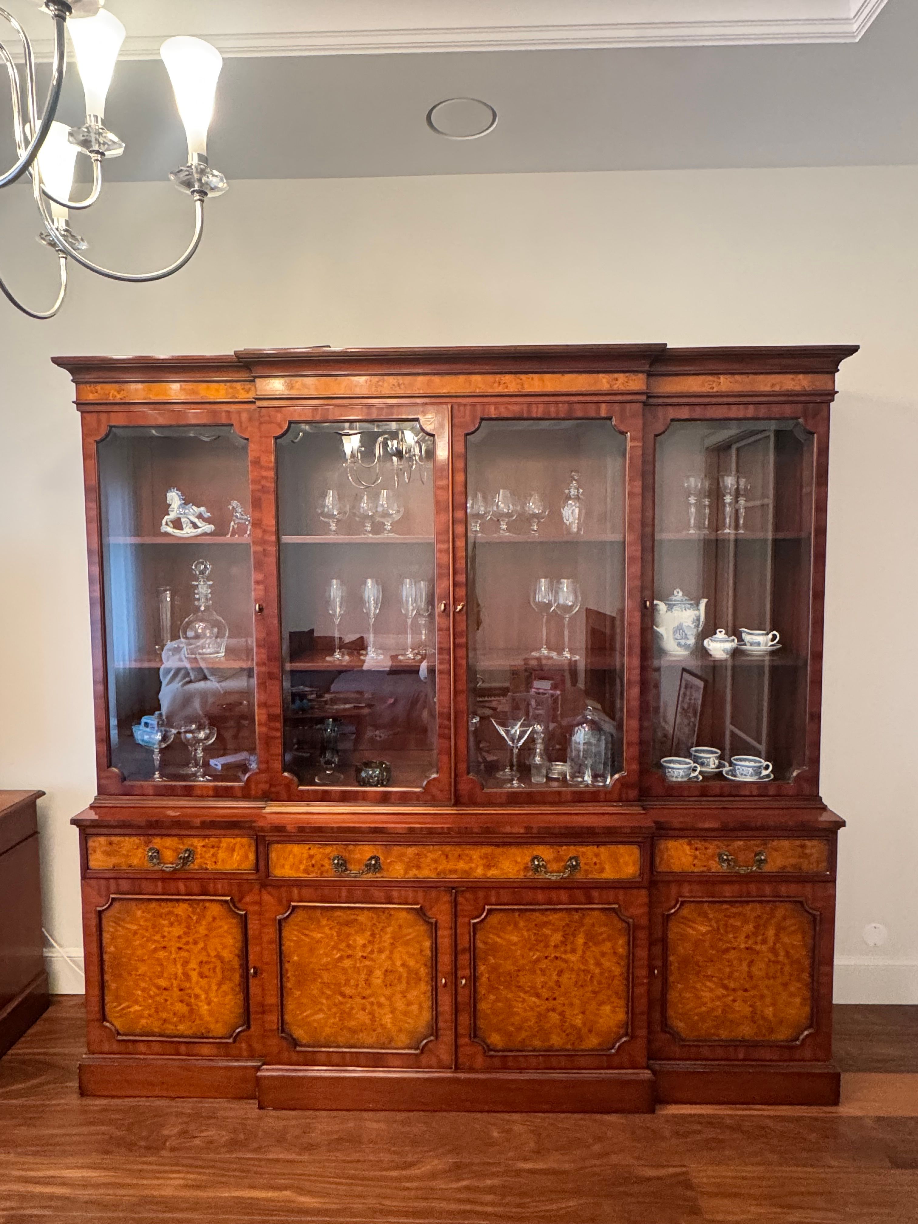 Vintage Mahagoni Holz Sideboard Main