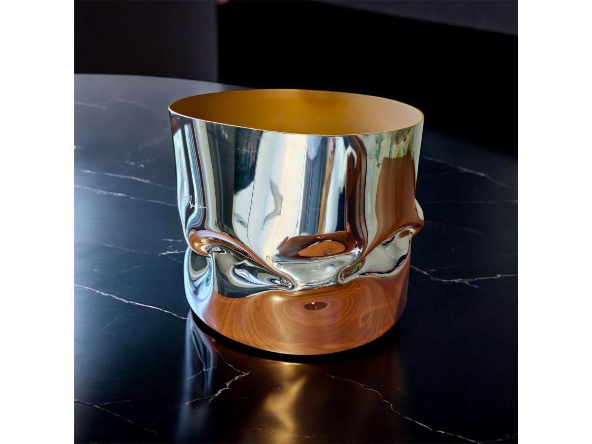 Secchiello cromato di Ron Arad Side