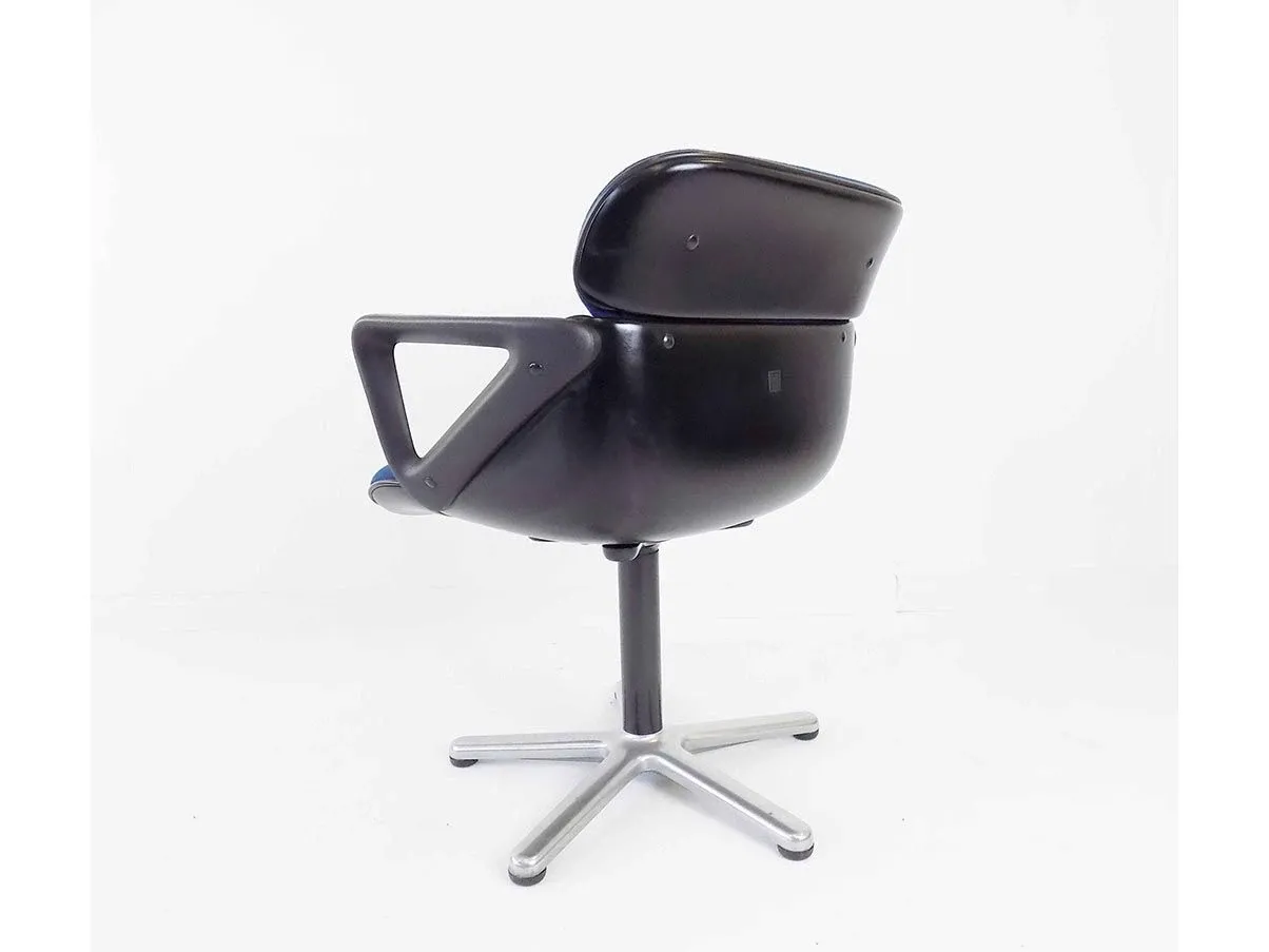 4er-Set Stühle Modell 190 von Hans Roericht (blau) 9